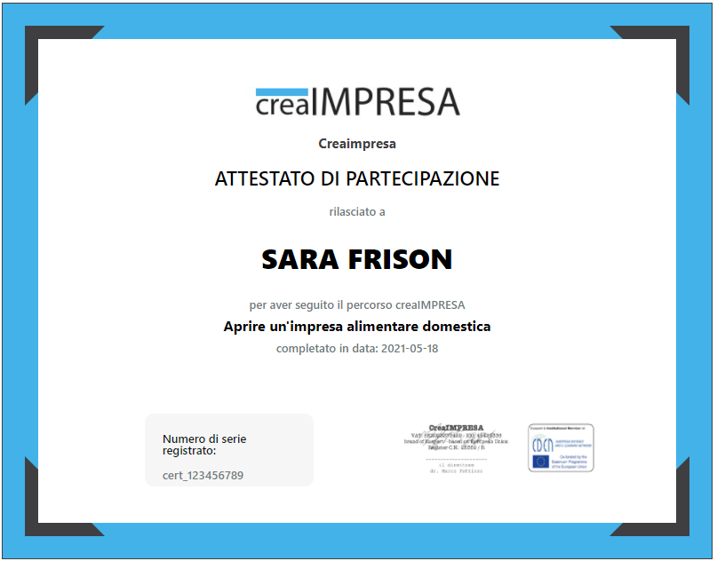 aprire un impresa alimentare