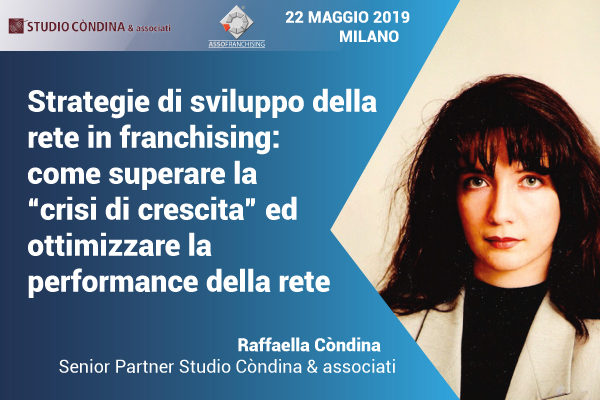 CONDINA & Associati - Corso Formazione Franchising 22 Maggio 2019