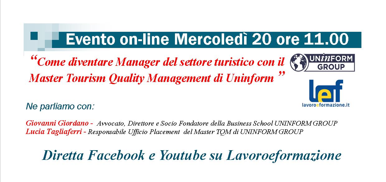 diventare Manager del settore turistico