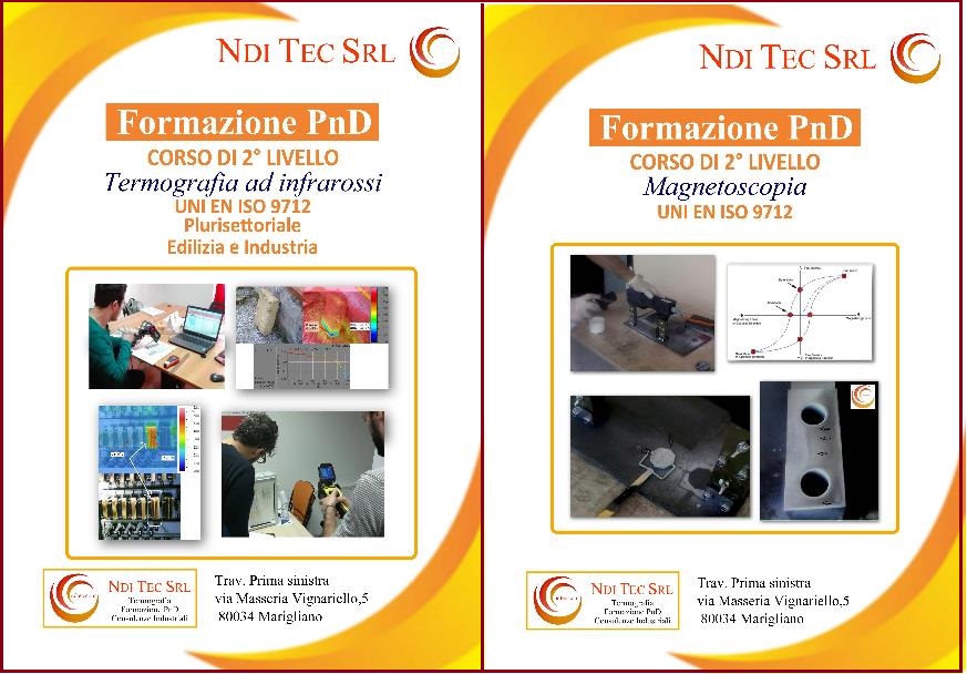 I prossimi corso per addetti alle prove non distruttive I prossimi corso per addetti alle prove non distruttive